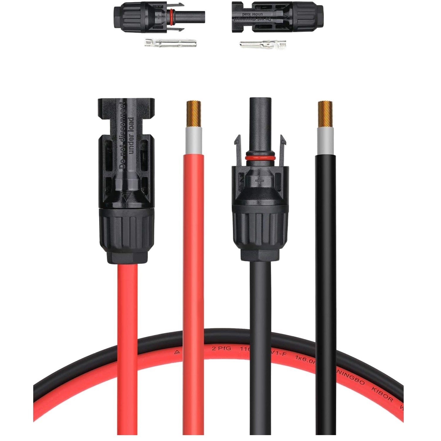 Solar Extension Cable Kit 20FT 10AWG Connectors