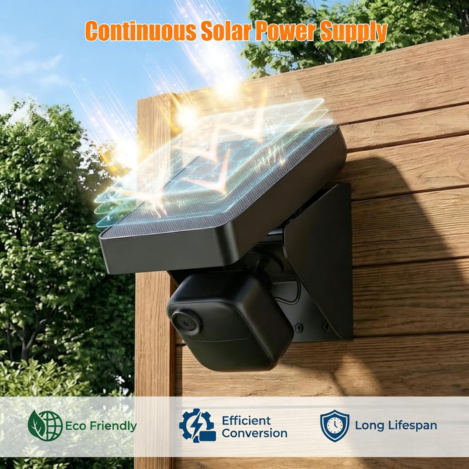 Solar Panel Charger for Blink Outdoor Cameras, Adjustable Angle, Waterproof
