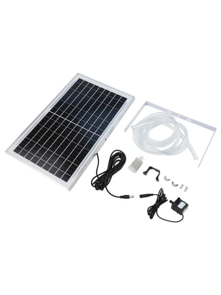 Solar Panel with 240L/H Water Pump for Efficient Outdoor Water Feature
