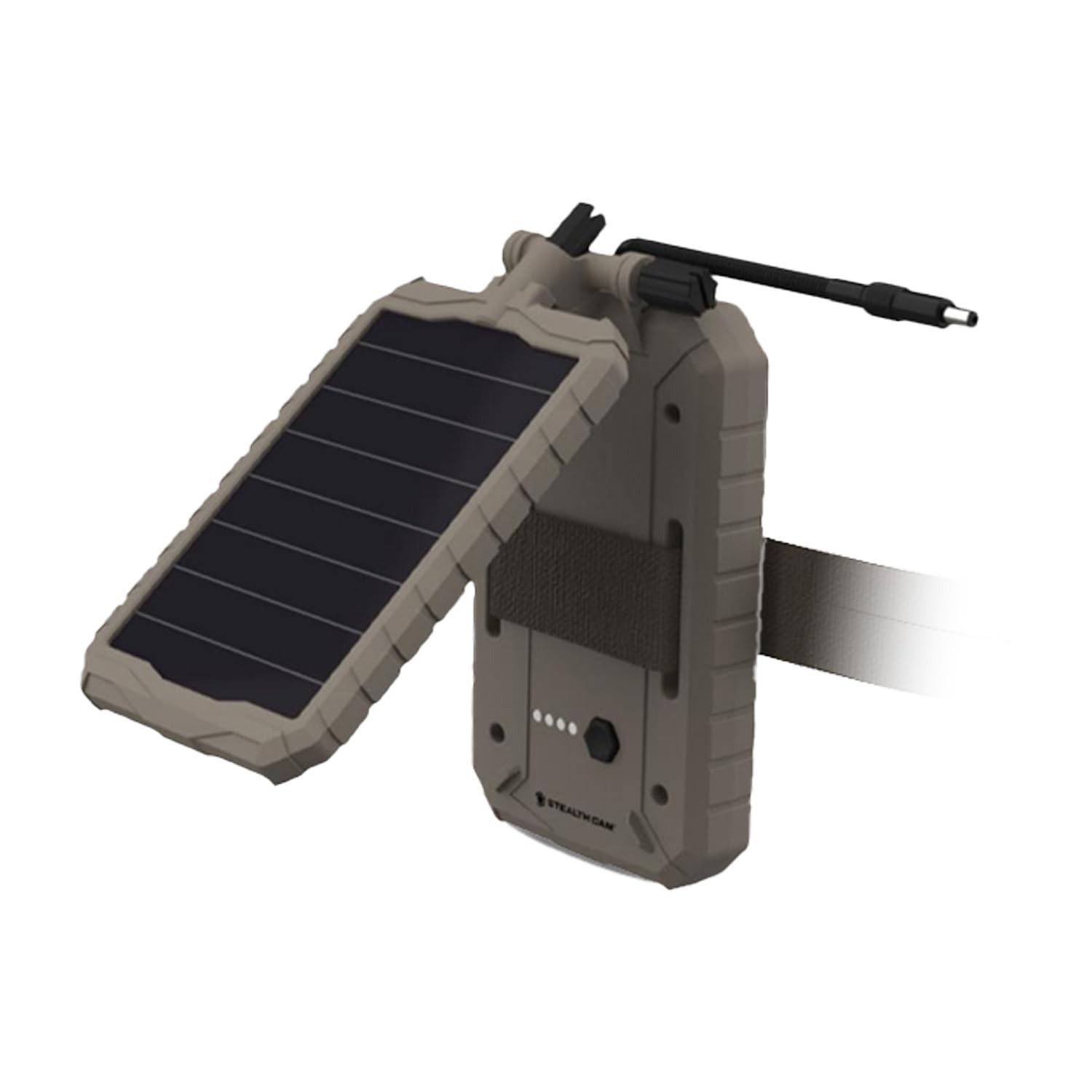Durable Sol-Pak Solar Battery Pack | 12V Solar Power Panel, Rechargeable Battery