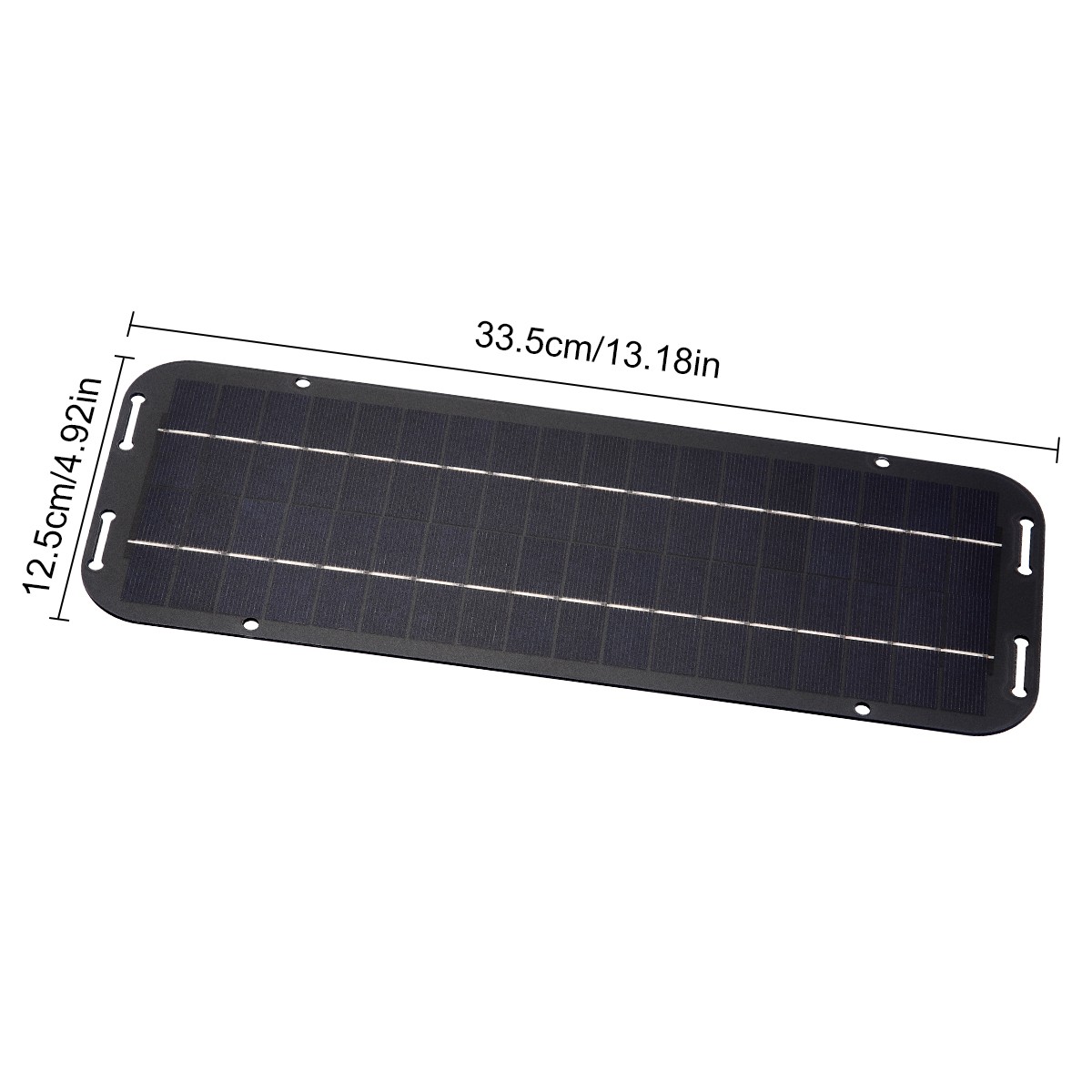 2Pcs 30W Solar Panel Kits 12V Trickle Battery Charger Maintainer for Boat RV Car
