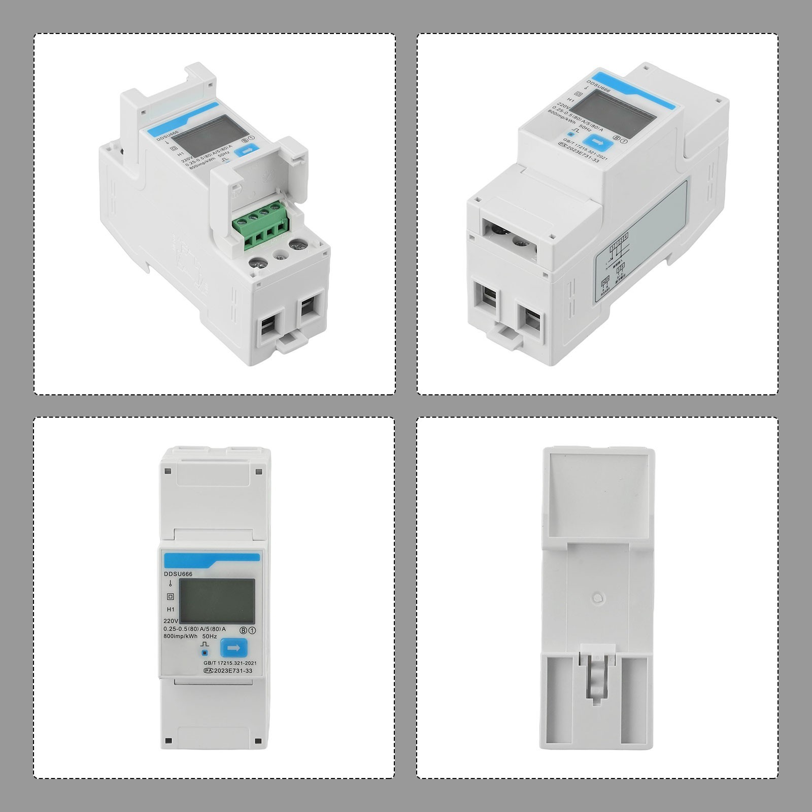 Electricity Usage Monitor DDSU666 for Residential and Commercial Settings