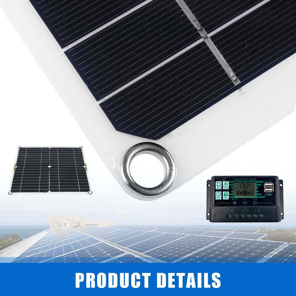 400 Watts Solar Panel Kit 12V Battery Charger w/ 100A Controller Caravan Boat US