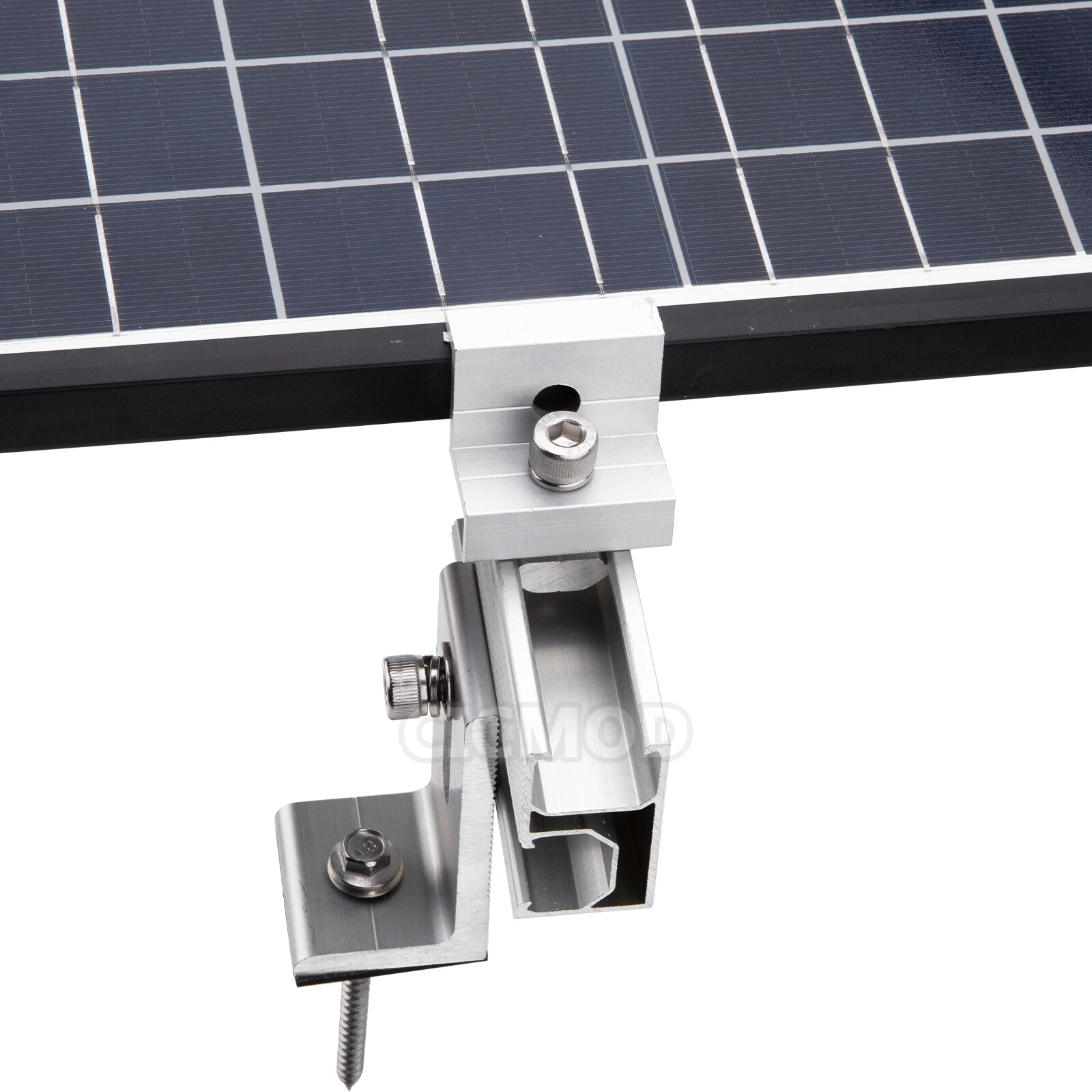 Solar Panel Mounting Brackets Kit Adjustable Roof System for 1-4PCS Solar Panels