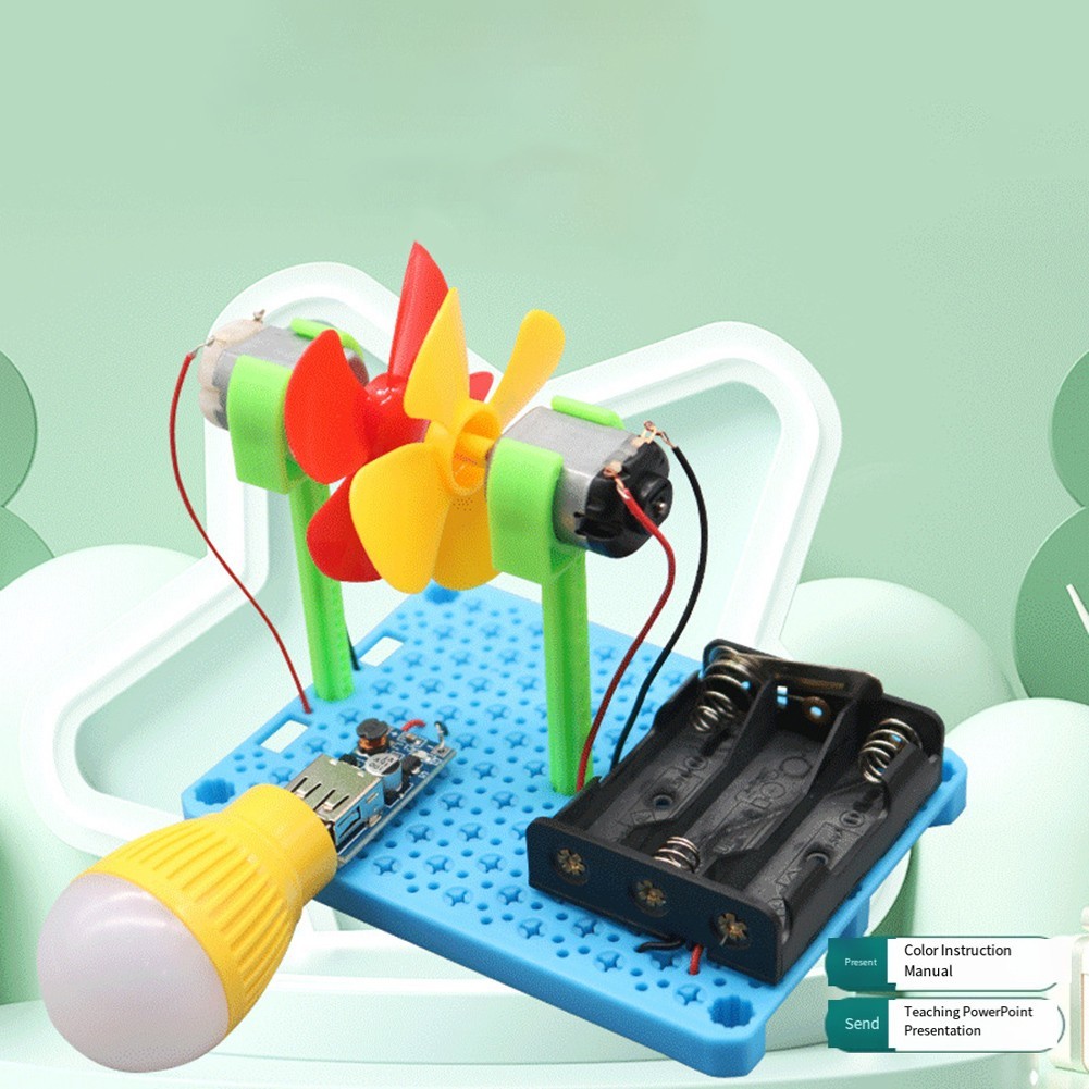 Luminous Wind Turbine Assembly Kit for Learning Renewable Energy Concepts