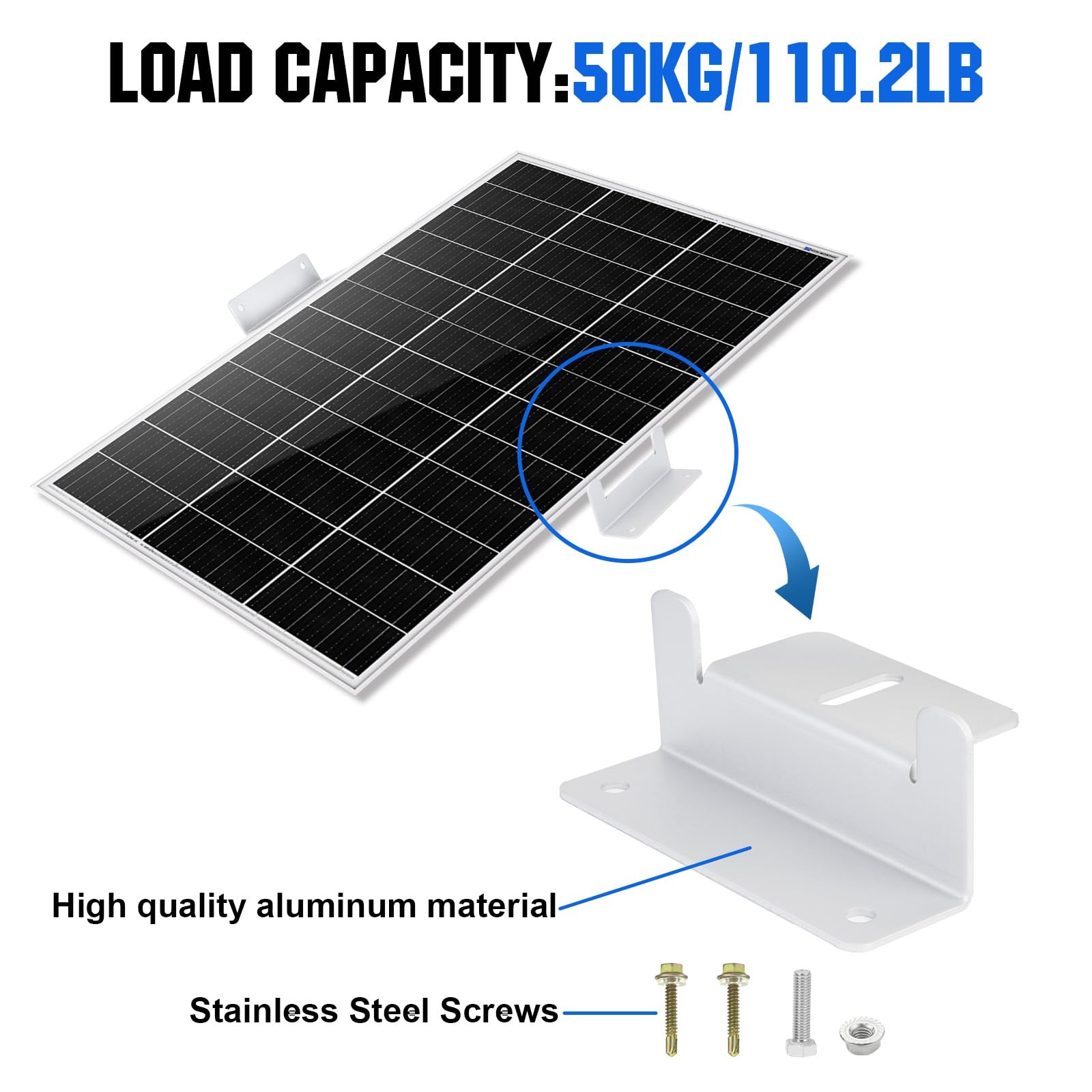 16 Units Solar Panel Mounting Brackets,Z Bracket Sets Lightweight Aluminum Co…