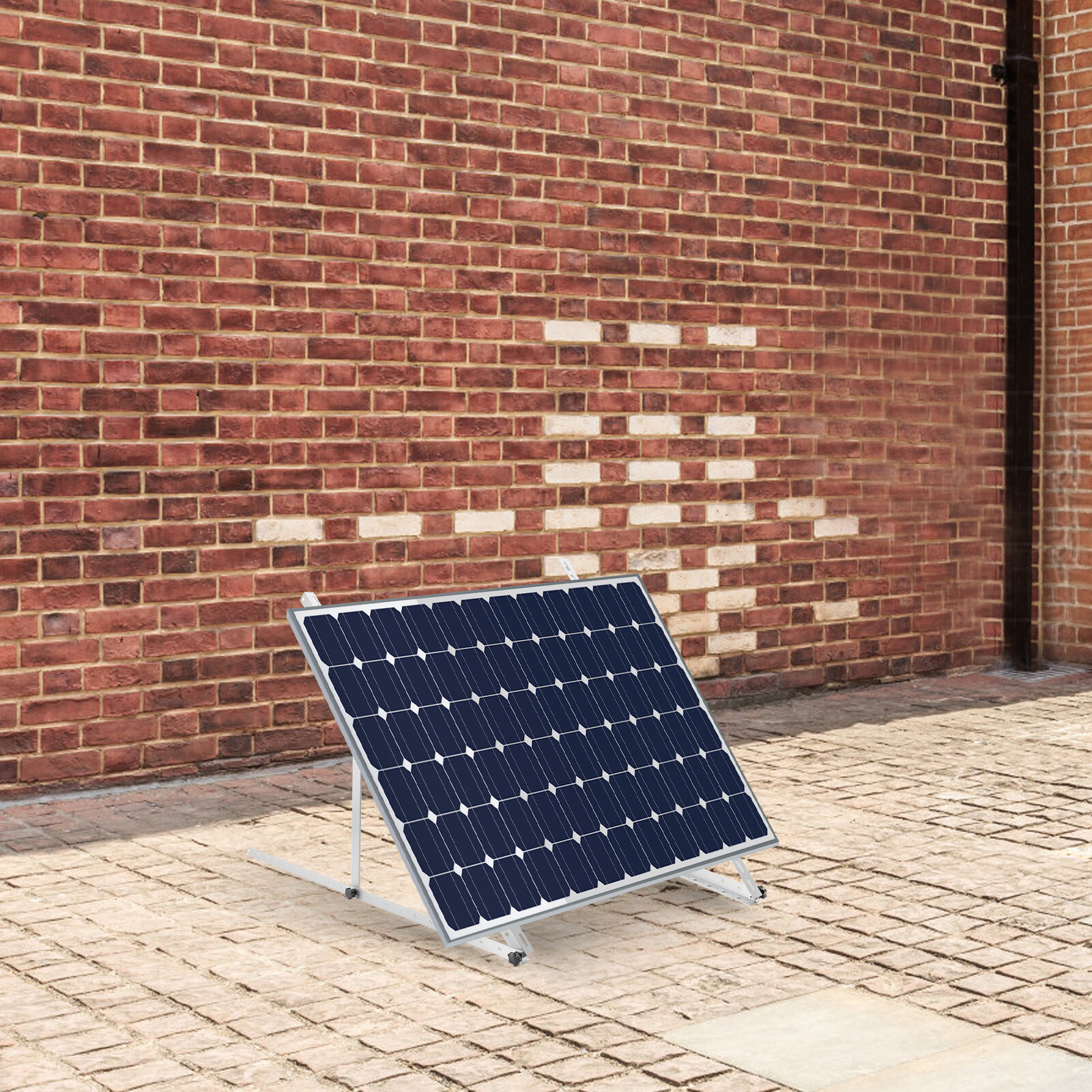 41”/45” Solar Panel RV Tilt Mount Brackets Roof Flat Surface Adjustable Frame US