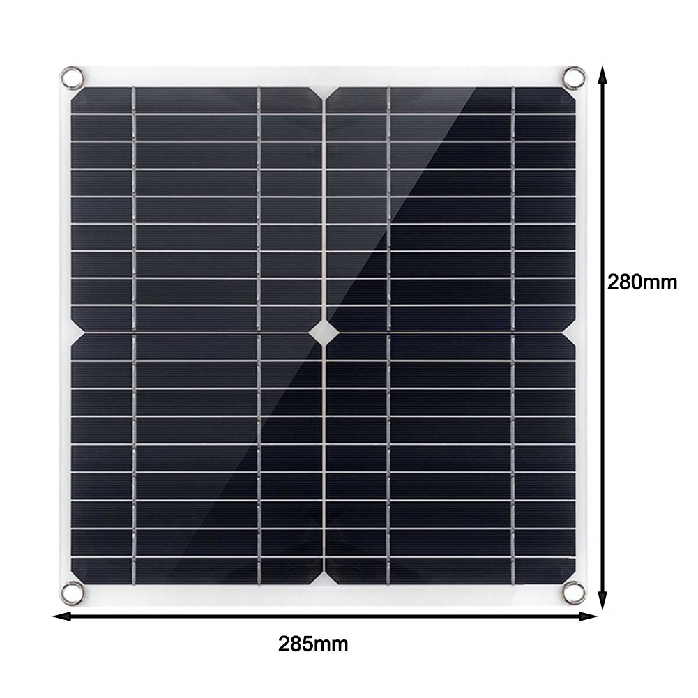 Dual USB Solar Panel 18V Solar Panel Environmentally Friendly PET Film