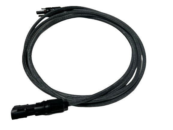 10 AWG Black or Red wires PC Solar Panel wire with 2 PV Connectors UL listed