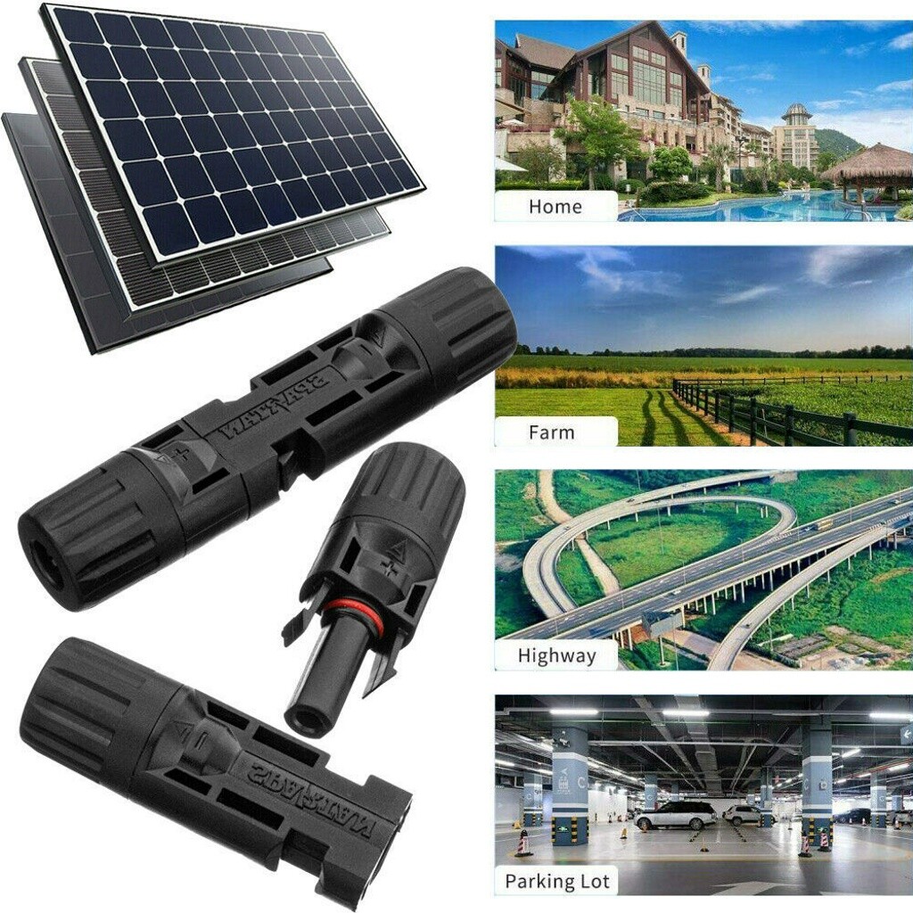 Solar Panel Y T Branch Connectors 1 to 2 1 to 3 1 to 4 IP67 Waterproof 30A MC4
