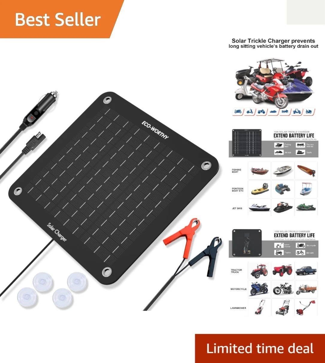 Eco-Friendly 10W Solar Car Battery Maintainer – Protect Your Vehicle’s Battery