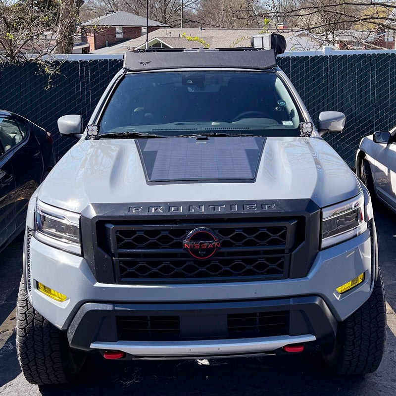 Perfect Lensun 85W 12V Hood/Bonnet Flexible Solar Panel for Nissan Frontier
