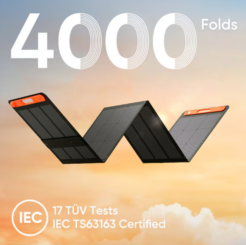 Jackery 200W SolarSaga Solar Panel Foldable Waterproof IP68 Hot Deal