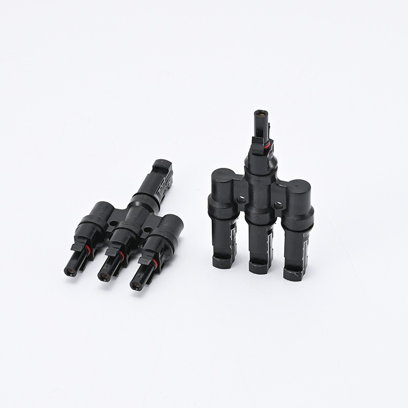 T Branch Solar Panel Cable 3 Branch Waterproof IP65 Solar Connector