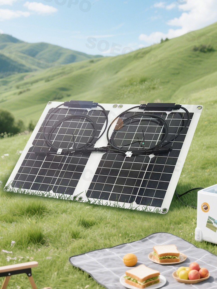 1200W 2-Panel Solar Kit – 100A Controller + Y-Cable Balcony/RV5b