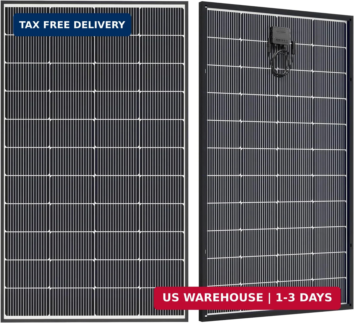 200W Bifacial Solar Panel, N-Type 16BB Monocrystalline Solar Panel, 25% High Eff