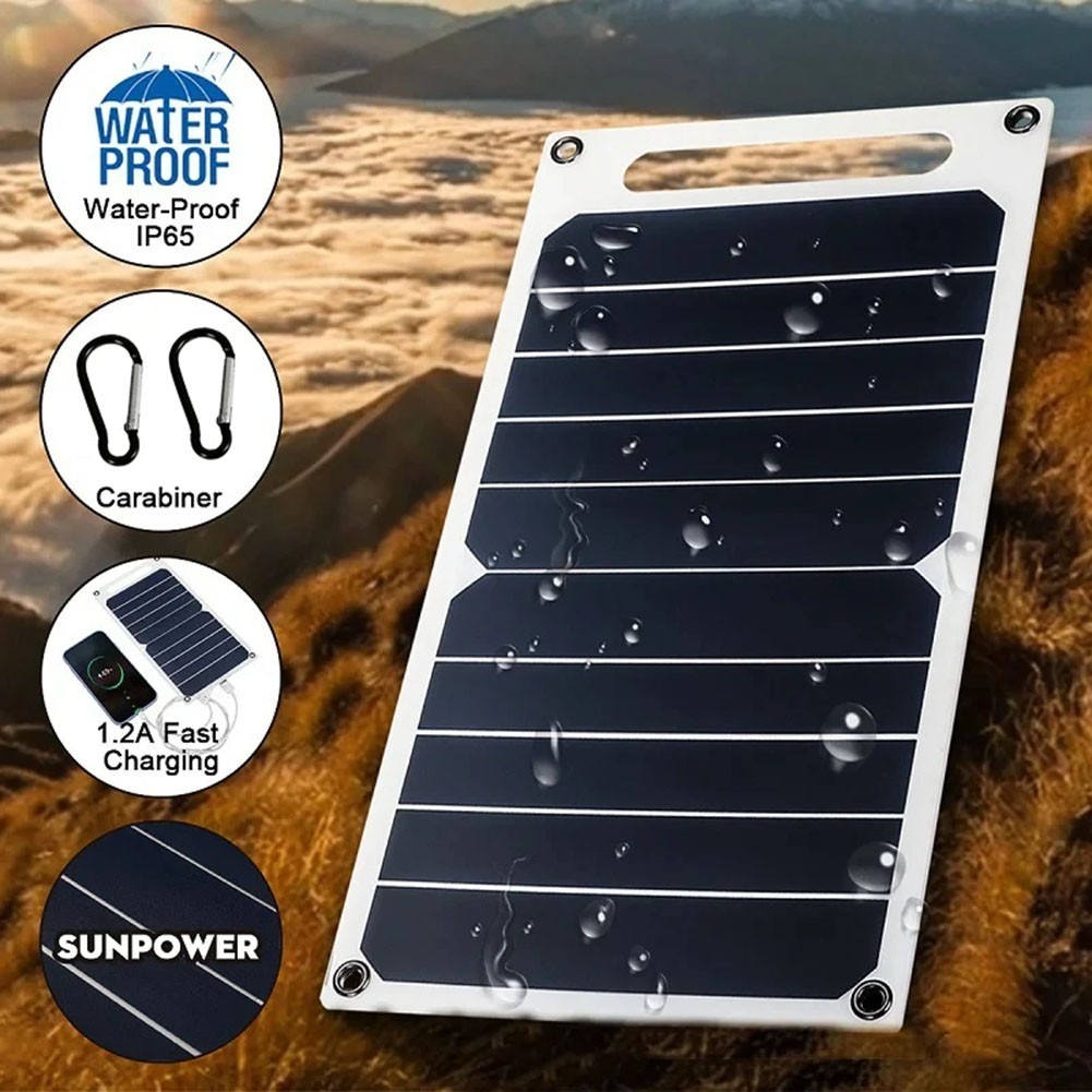 Highly Efficient Solar Panel 30W 5V Output for Portable Charging Solution