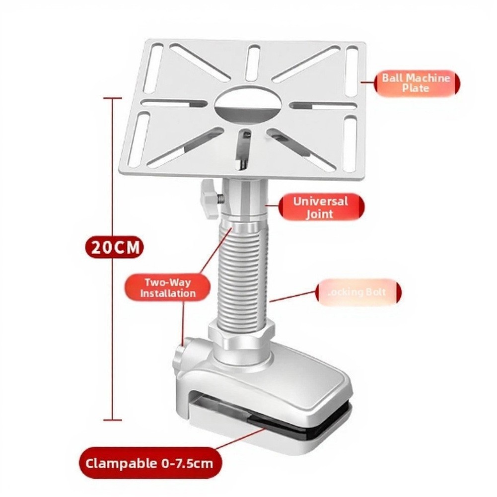 Telescopic Camera Bracket for Wall Mounting Without Drilling White Finish