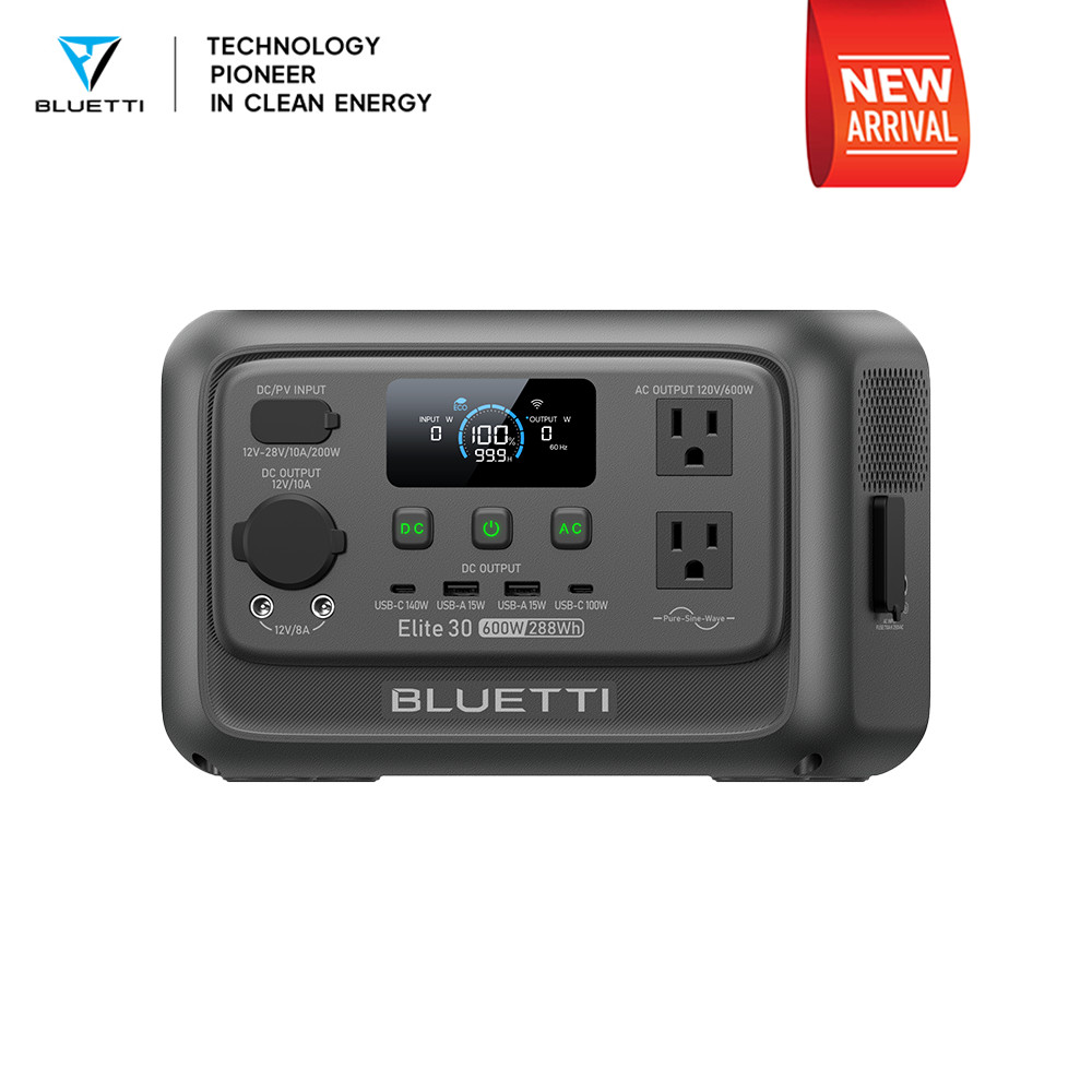 BLUETTI Elite 30 V2 288Wh Portable Power Station Generator for Camping/Traveling
