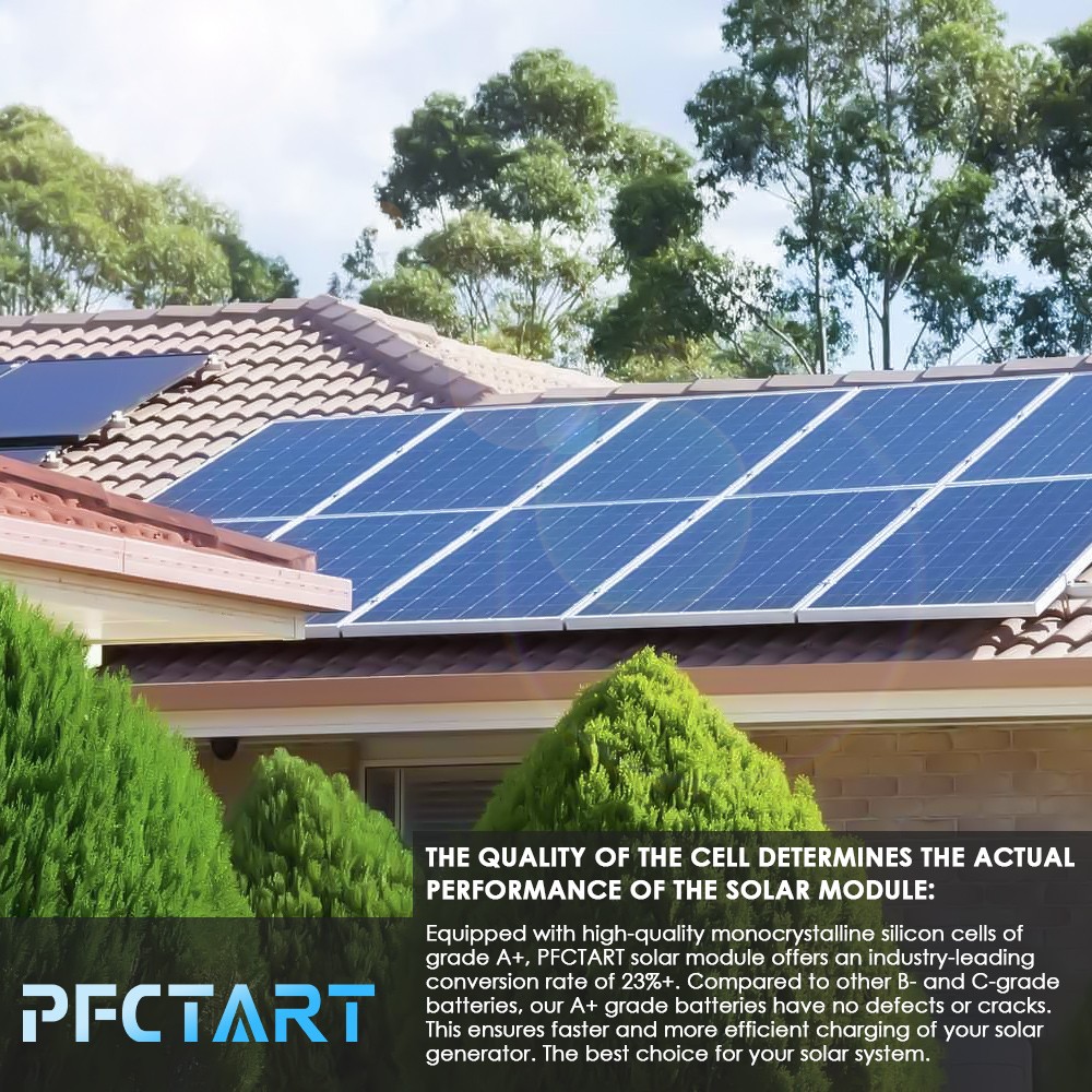 PFCTART 1000W Solar Panel Kit Mono 12V for Home RV Battery Charge Boat Car NEW