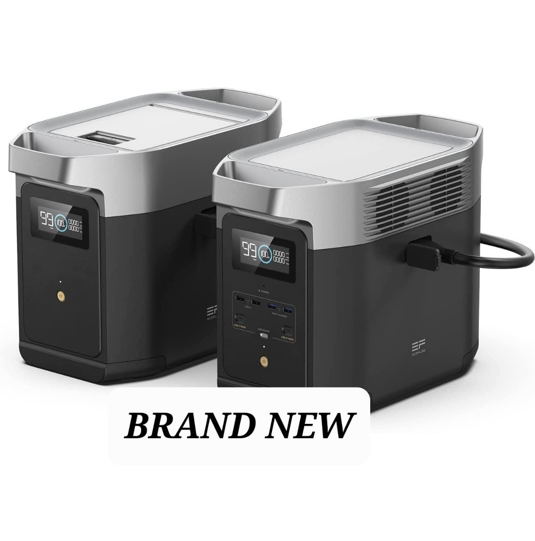 1 New EF ECOFLOW Delta 2 With Smart Extra Battery 2048wh (WE SHIP OVERSEAS)