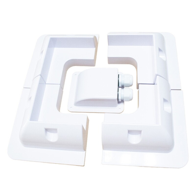 Roof Mount Corner Bracket Drill-Free for Caravans RV Caravans