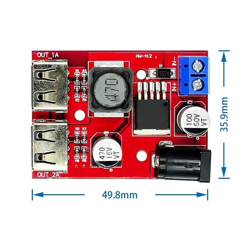 Solar Charging Module Solar Controller Travel 6V-40V DC Input 92% Efficiency