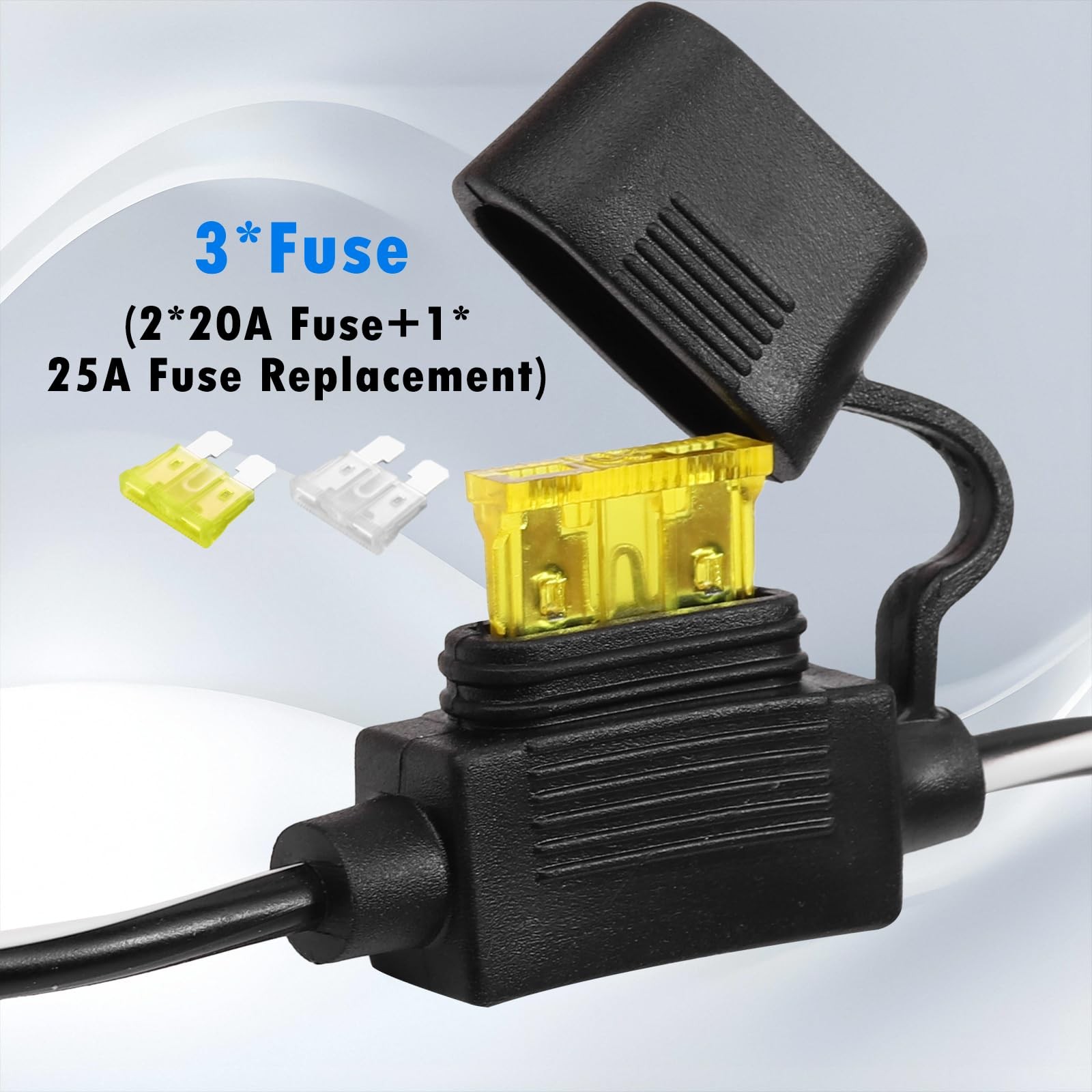10FT 14AWG SAE to SAE Extension Cable Quick Disconnect Wire Harness SAE Conne…
