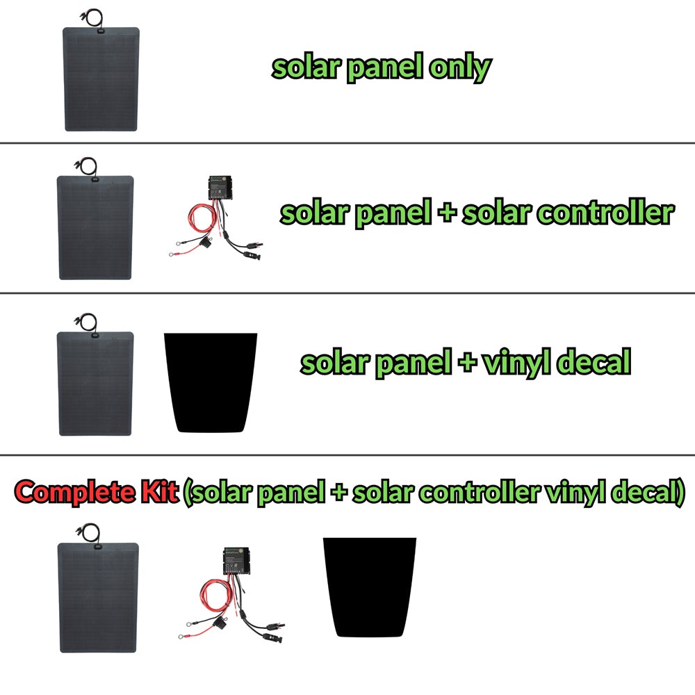 Lensun 90W 12V Hood Flexible Solar Panel for Ineos Grenadier Overlanders Perfect