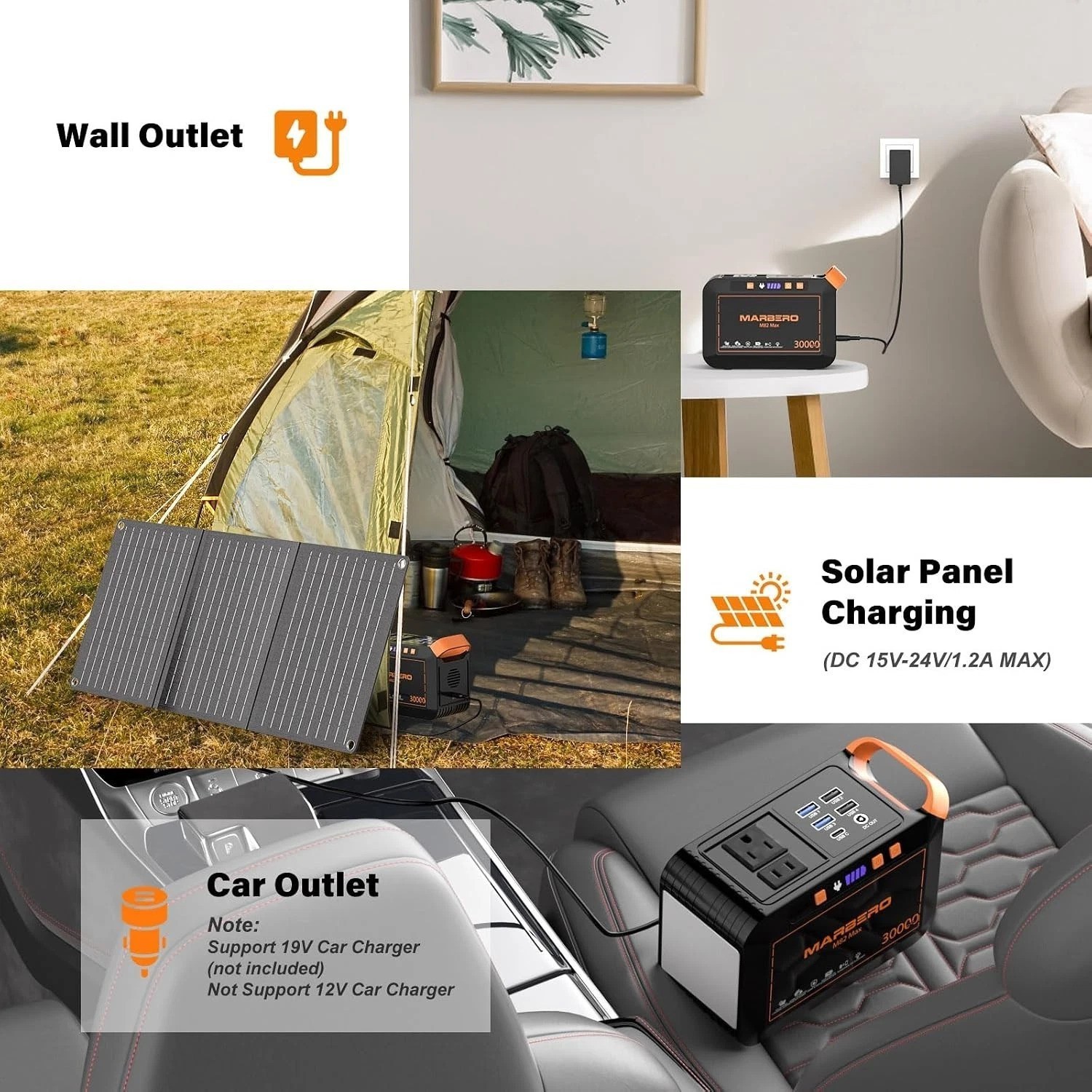 111Wh Solar Generator & 30W Panel – Lightweight Power Station for Adventure