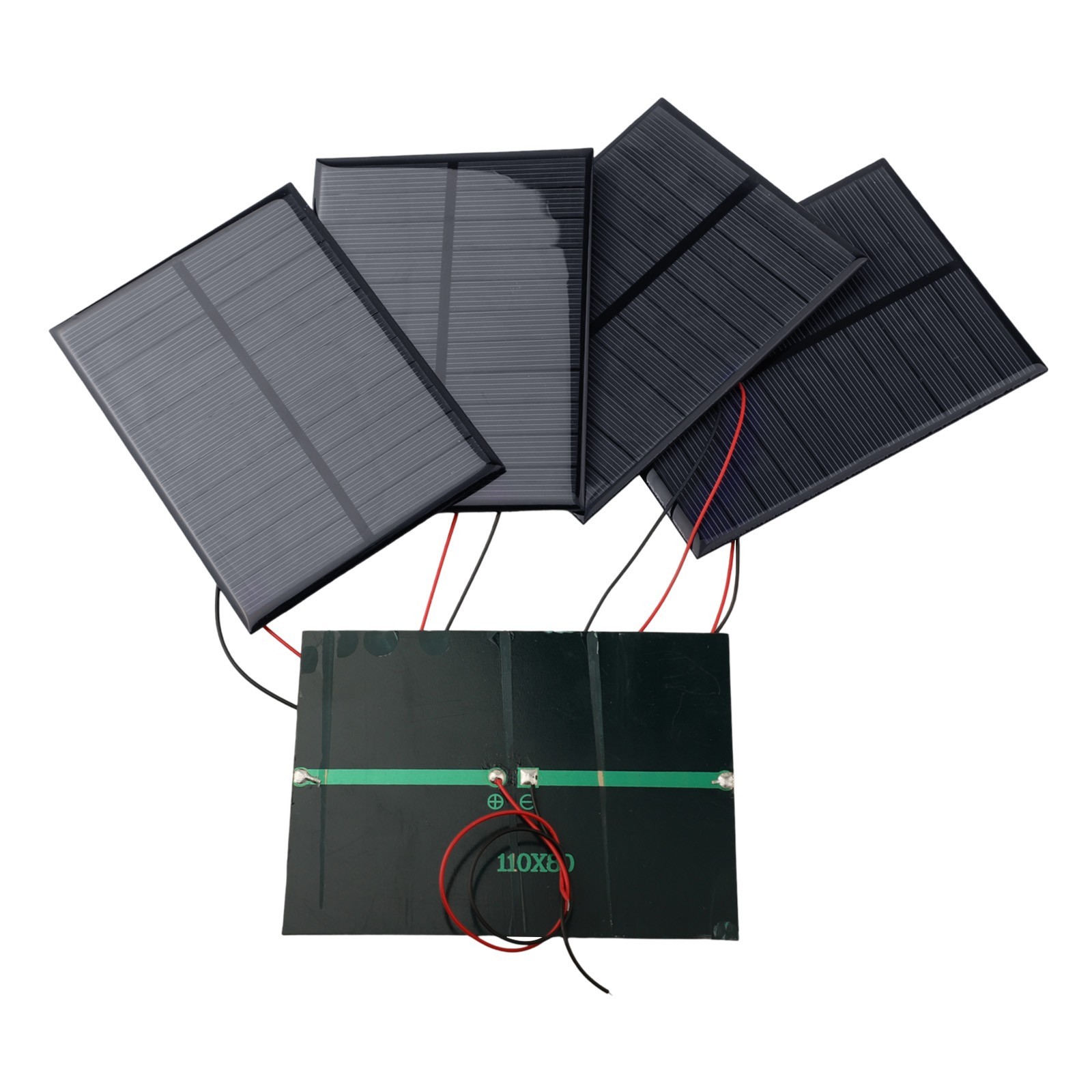 5PCS Solar Cells with Wire for DIY Applications and Renewable Energy Projects