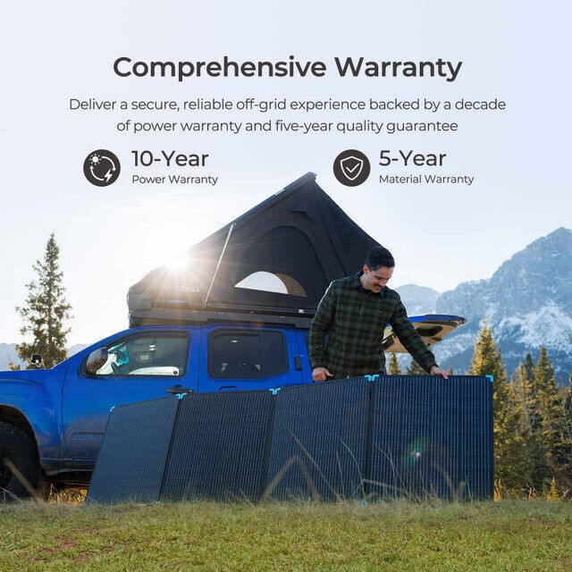 Renogy Solar Panel 400W Foldable Solar Waterproof For RV Off-Grid Refurbished