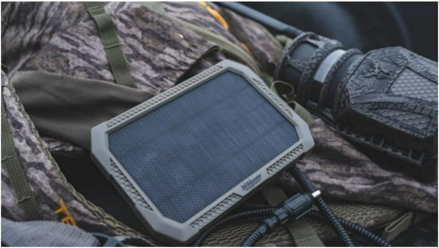 Durable Sol-Pak Solar Battery Pack, 12V Solar Power Panel, Rechargeable Battery