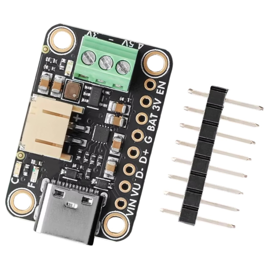 6092 BQ25185 USB DC Solar with 3.3V Board, Lithium Battery Charging9193