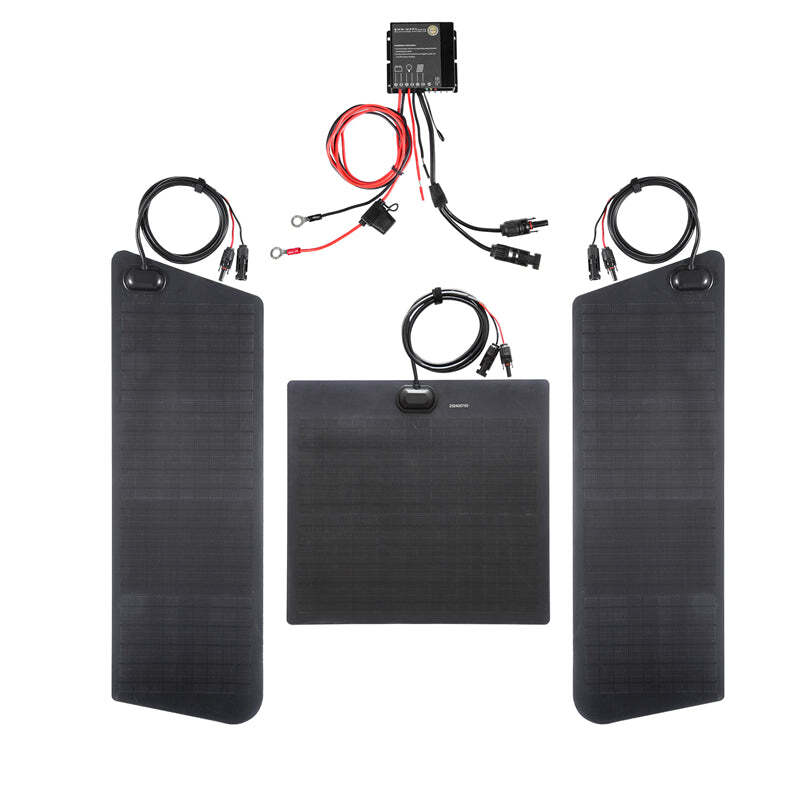 Lensun Solar Panel Kit 80W 12V for Toyota 4Runner 4th&5th Gen(2003-2024) Offroad