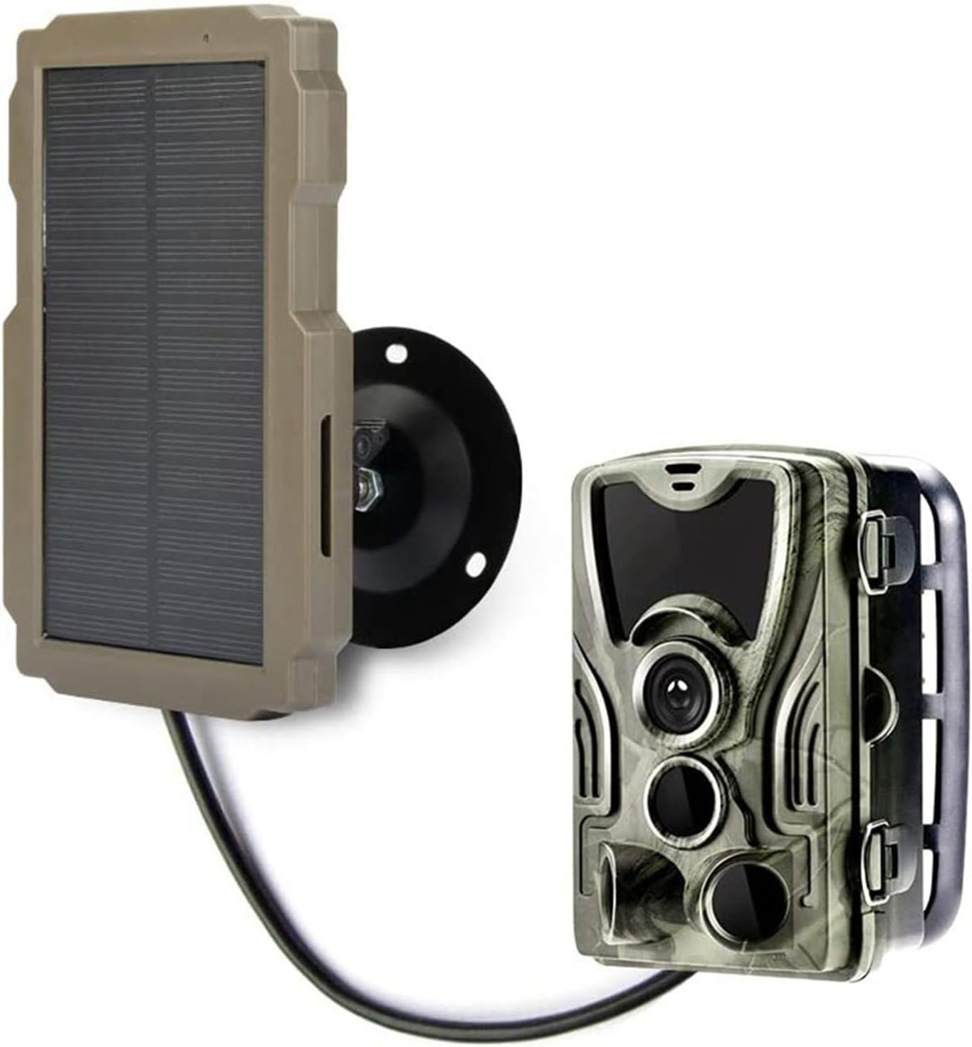 Trail Camera Solar Panel, Rechargeable Solar Charger for Camera, 6V-12V Outdo…
