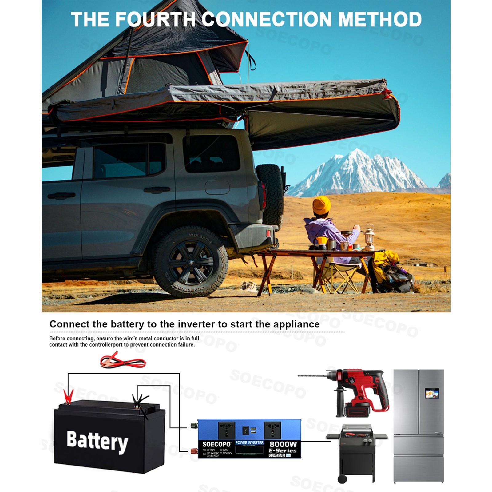 8000W Off-Grid Solar (12V/24V to 110V/220V) 2pcs Solar Panels,Charge Controller