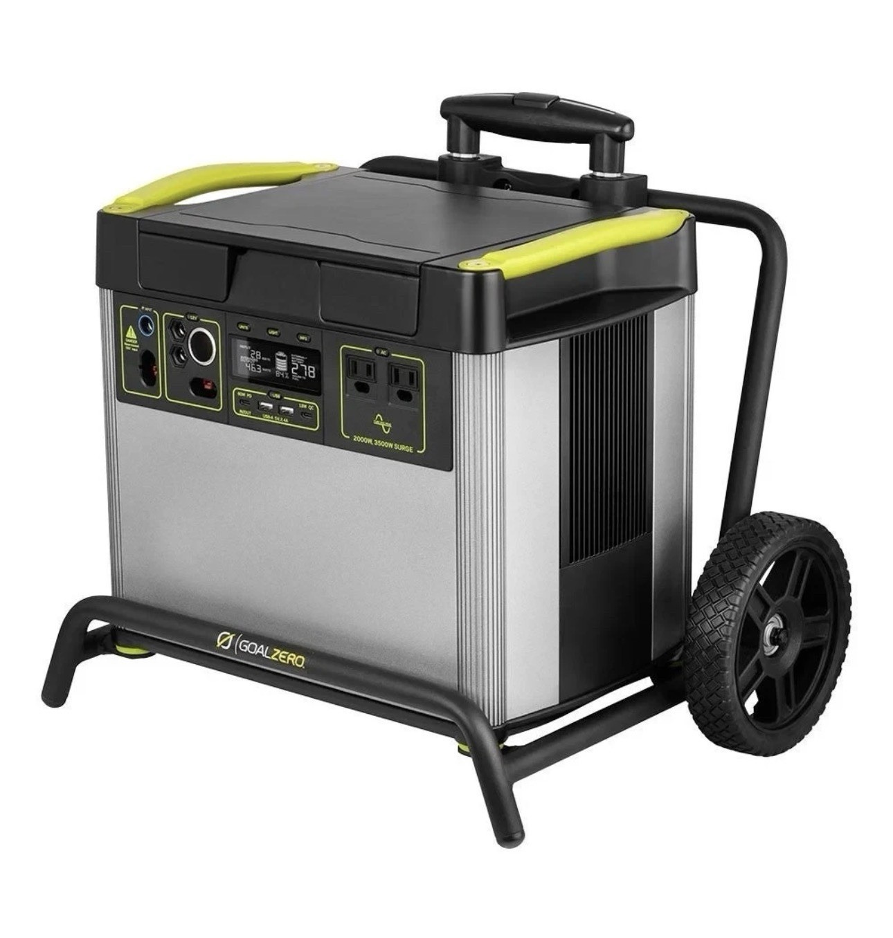 Goal Zero Yeti 3000X Portable Power Station Solar Generator with Wheels & Handle