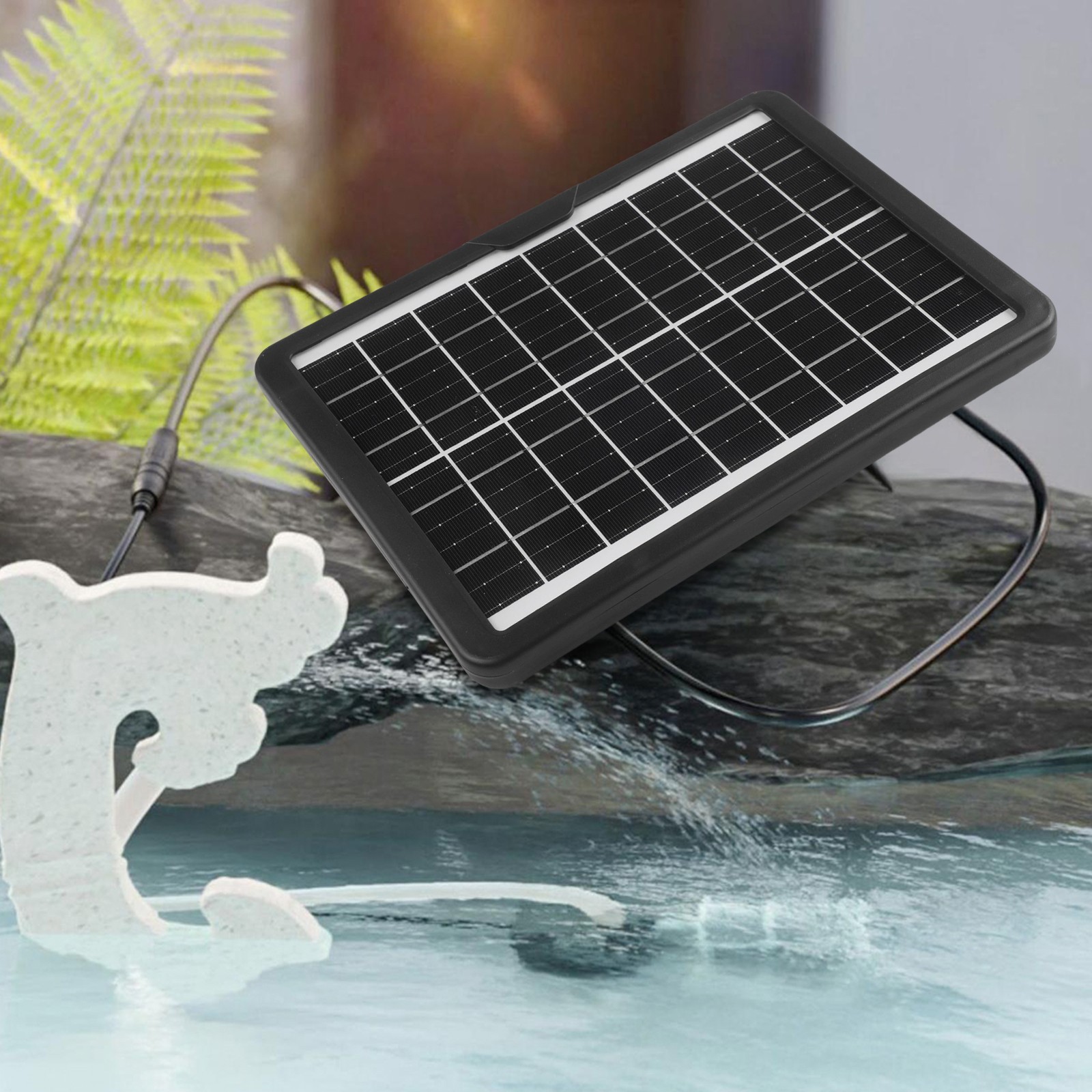 12V DC Submersible Solar Water Pump with Filter and 2m Tube + 6W 9V Panel Kit