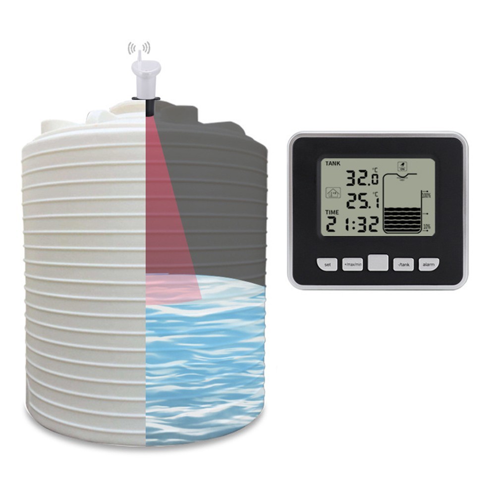 Water Level Monitoring Living Room Outdoor Water Tank Indoor Temperature Gauge