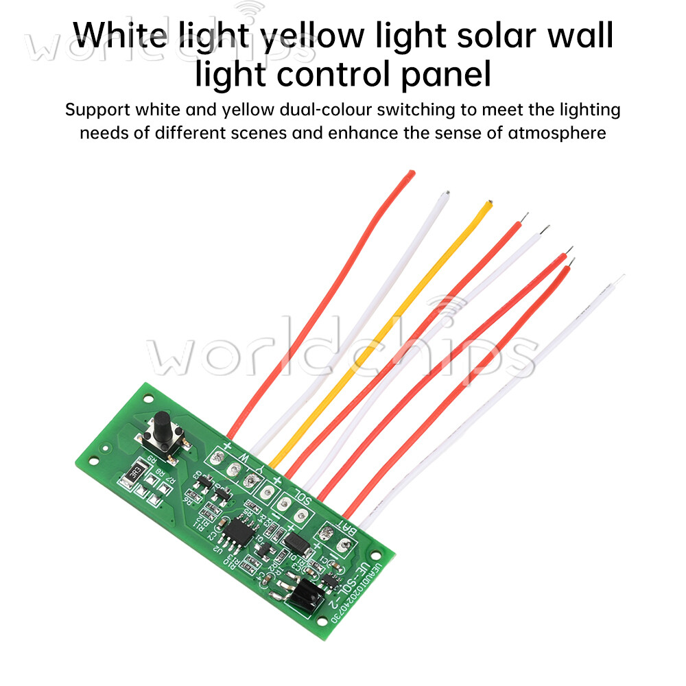 2 Color Solar Light Circuit Board Solar Wall Light Remote Control Drive Board
