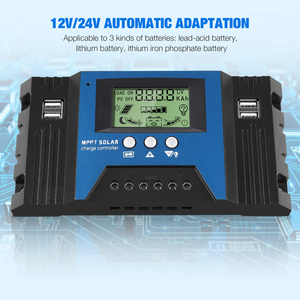 1 Set 30A High Efficiency Solar Charge Controller Solar Regulator Controller