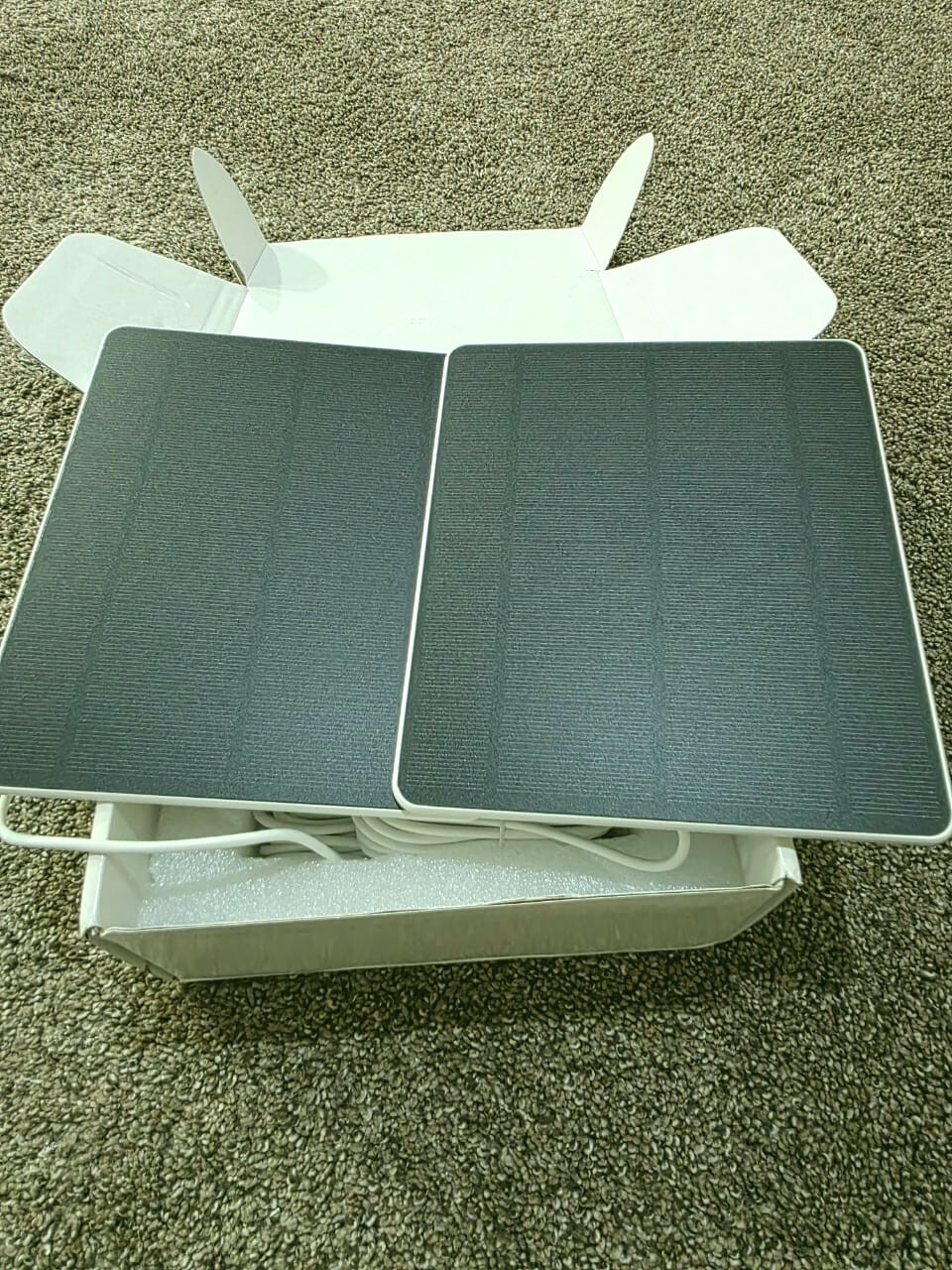 (2) 7″X5″ Solar Charging Panel for MICRO USB Camera 5V