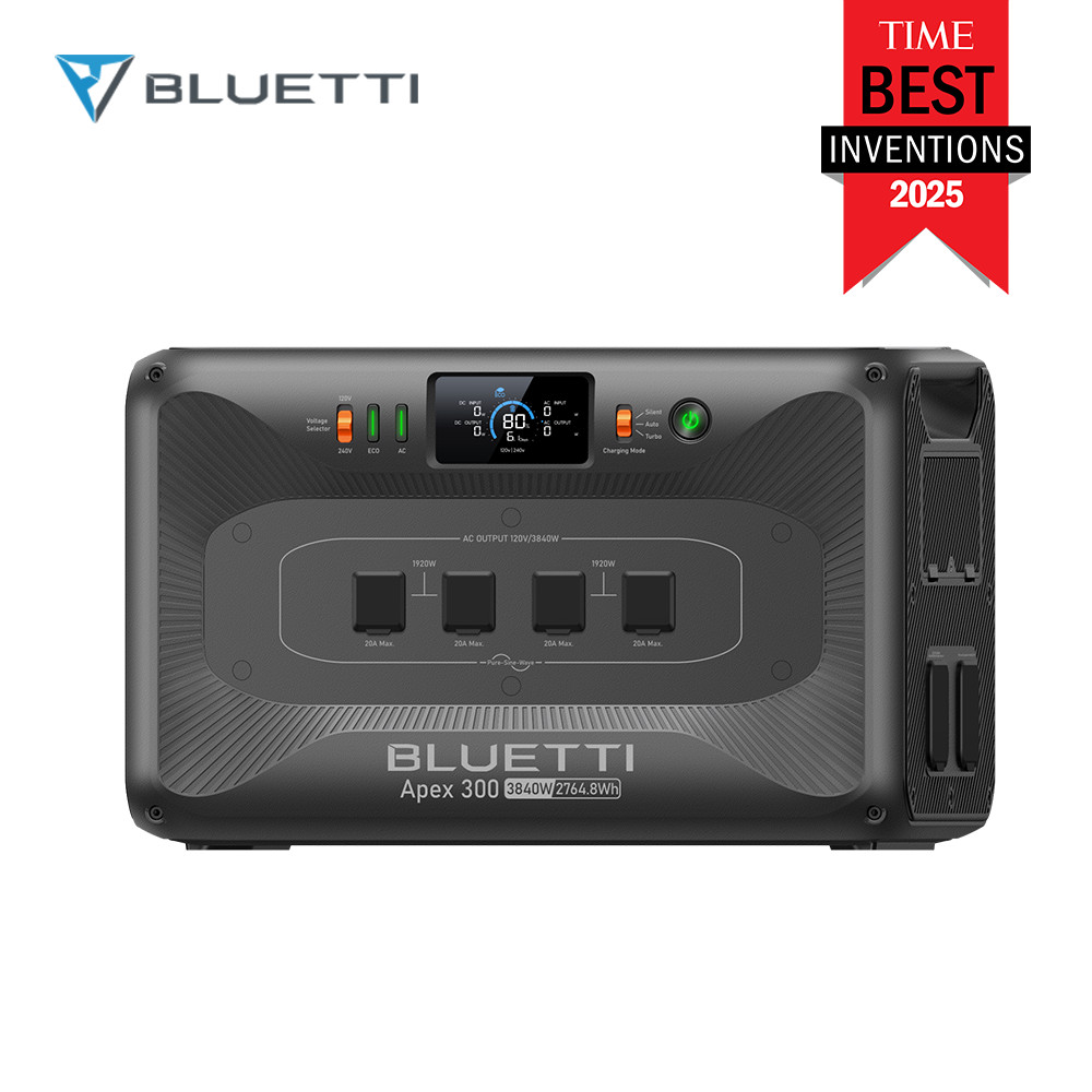 BLUETTI Apex 300 2764Wh Portable Power Station Expandable Generator for Backup