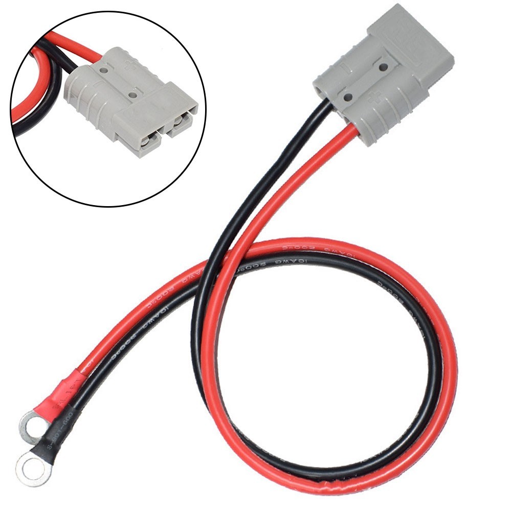 Silicone Rubber 10AWG Double Pole Connectors for Electric Vehicle Applications