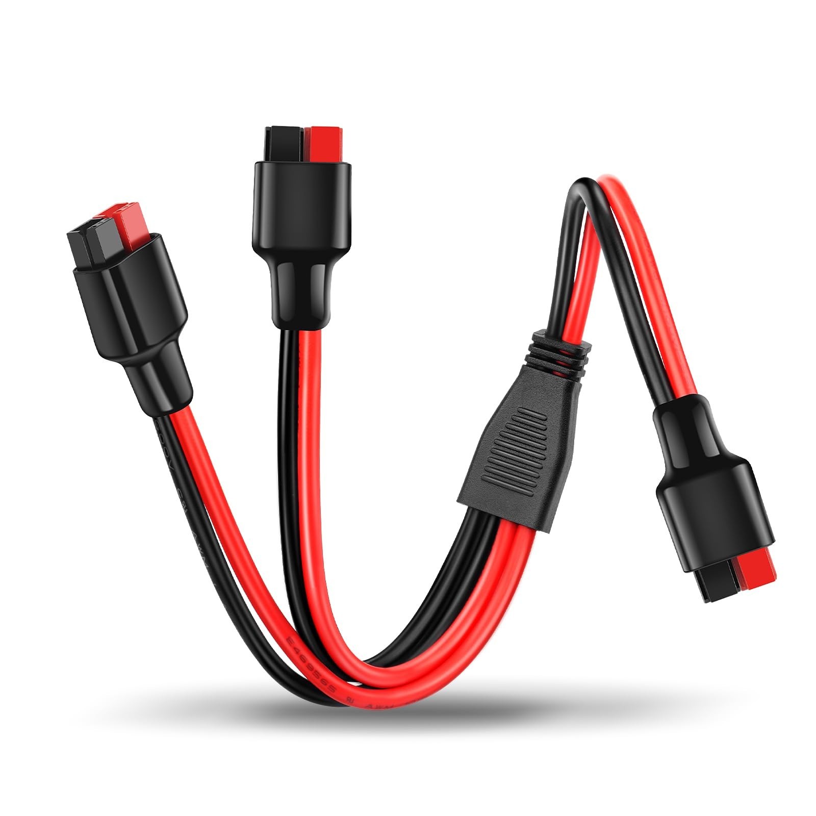 Solar Panel Y Splitter Cable 1 to 2 Branch Parallel Adapter | 10AWG Heavy-Duty,