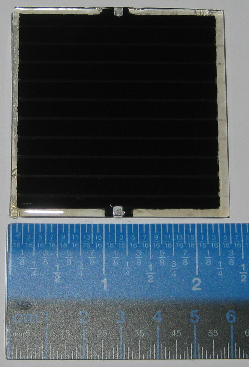 4 X CIS Solar Cells – 3.2 V DC – 60mm x 60mm – 80 mA – .25 Watt – Mini Panels