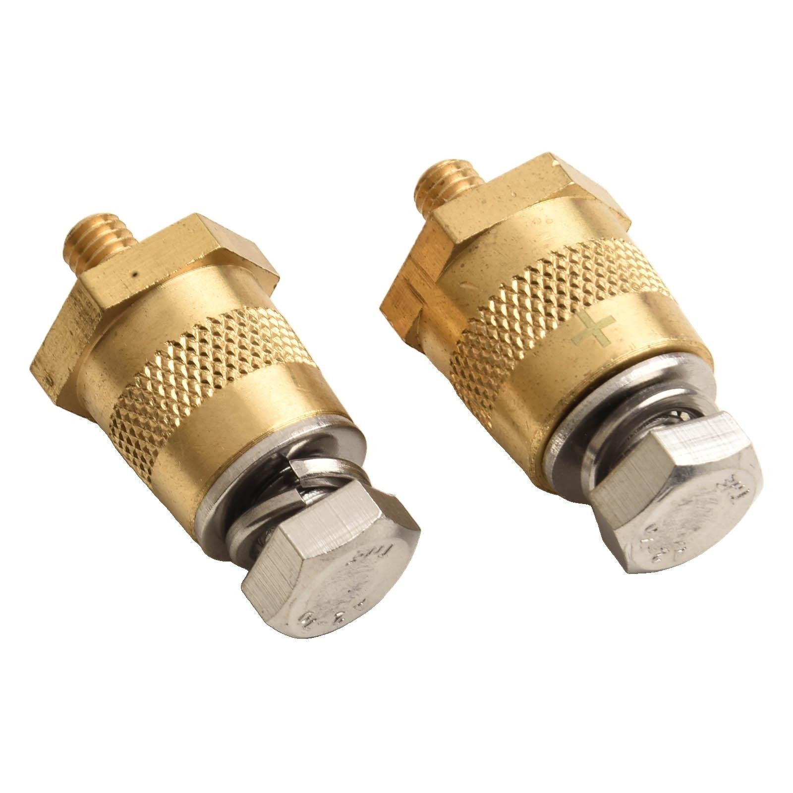 Brass Battery Terminals M6 Male and M8 Female for Enhanced Vehicle Connectivity