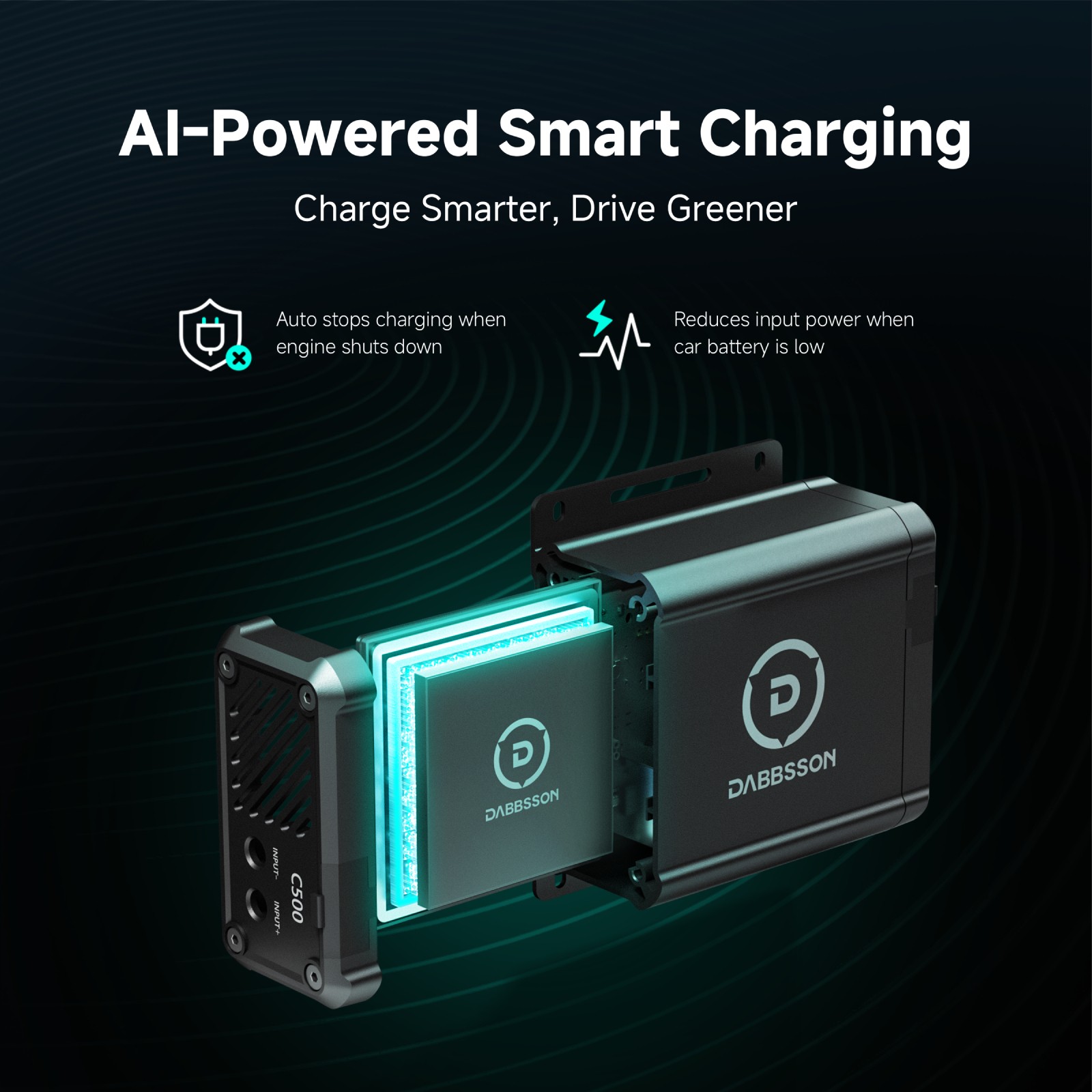 Dabbsson 1008Wh 1200W Portable Power Station with 560W Car Alternator Charger