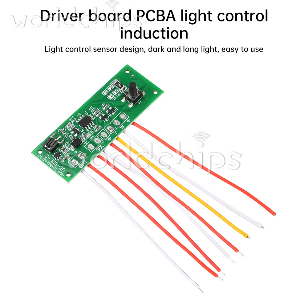 2 Color Solar Light Circuit Board Solar Wall Light Remote Control Drive Board